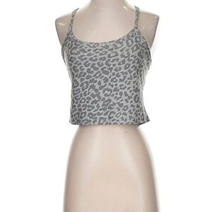 Beyond Yoga Gray Leopard Top